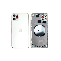 Корпус iPhone 11 Pro Max Silver (с сим-лотком и кнопками)