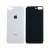 Задня кришка iPhone 8 Plus Silver BIG (великий отвір) Original PRC
