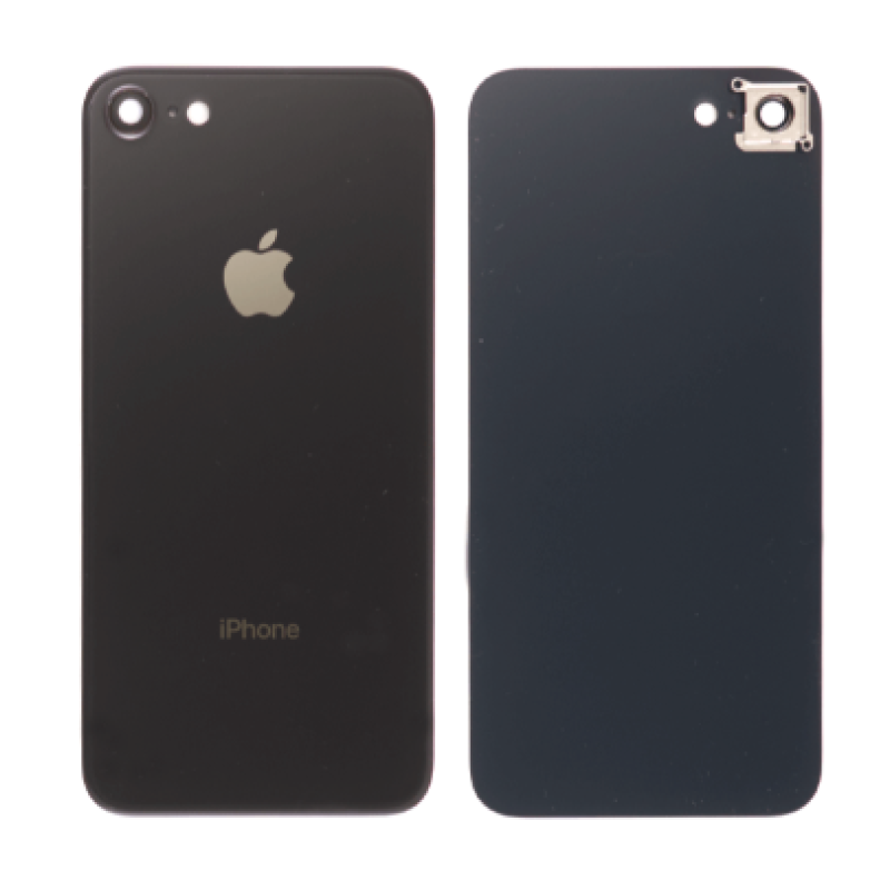 Задняя крышка со стеклом камеры iPhone 8 Space Gray Original PRC
