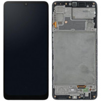 Дисплей Samsung M225/E225 Black M22/F22 2021 (GH82-26153A) сервисный оригинал в сборе с рамкой