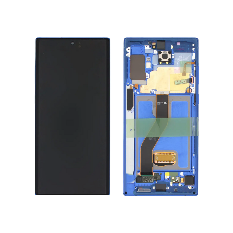 Дисплей Samsung N975 Cover Blue Note 10+ (GH82-20838D) сервисный оригинал в сборе с рамкой