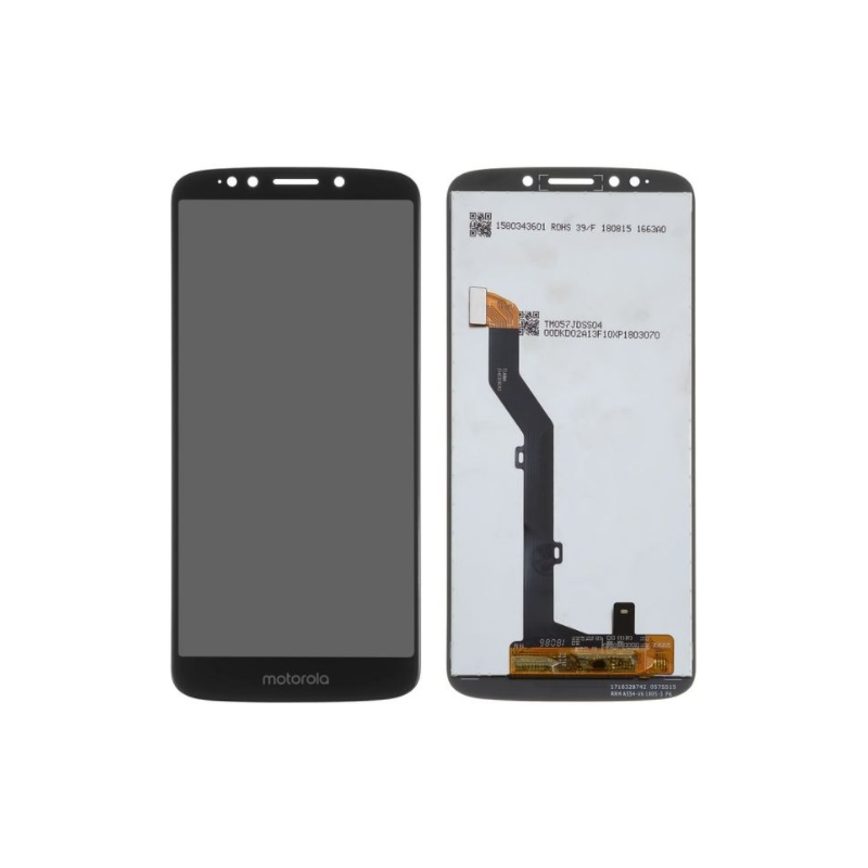Дисплей Motorola Moto G6 (XT1925) с сенсором, черный (оригинальные комплектующие)