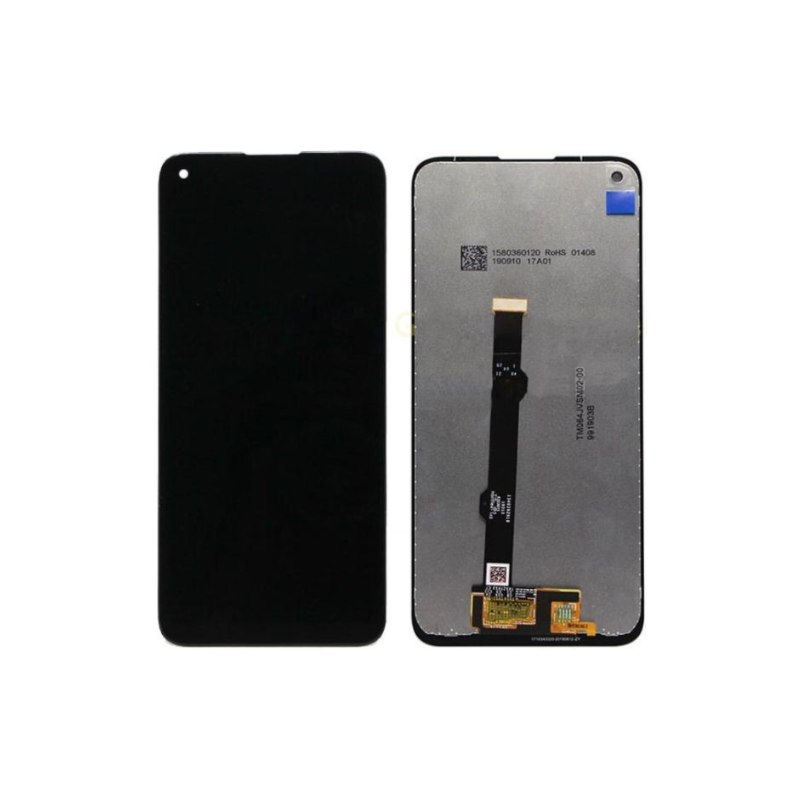 Дисплей Motorola Moto G8 (XT2045) с сенсором, черный (оригинальные комплектующие)