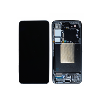 Дисплей Samsung S24 S921 Black сервісний оригінал у зборі з рамкою