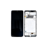 Дисплей Samsung M325 M32 2021 Black с рамкой Original