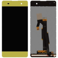 Дисплей (екран) Sony F3111 Xperia XA /F3112 /F3113 /F3115 /F3116 золотистий, Lime Gold, оригінал PRC