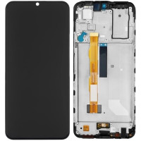 Дисплей Vivo Y31 2021 черный, оригинал PRC с рамкой