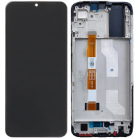 Дисплей Vivo Y33s/Y21s черный, оригинал PRC с рамкой