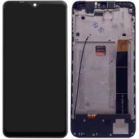 Дисплей Blackview A80/A80s черный, оригинал PRC с рамкой, полный комплект, снят, FPC-Y88523 V03