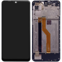 Дисплей Blackview A80 Pro/A80 Plus черный, оригинал PRC с рамкой, полный комплект, снят