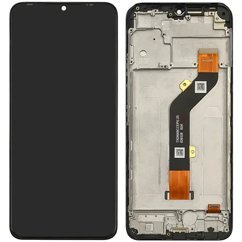 Дисплей Infinix Hot 20i черный, оригинал PRC с рамкой