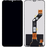 Дисплей Infinix Smart 6 черный, оригинал PRC