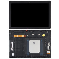 Дисплей (екран) Lenovo Tab E10 TB-X104F Wi-Fi чорний, з рамкою, оригінал PRC