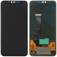 Дисплей Xiaomi Mi 8 Pro / Mi 8 Explorer черный, OLED, без шлейфа сканера отпечатка пальца