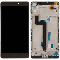 Дисплей (екран) Xiaomi Mi Max /Mi Max Pro /Mi Max Prime чорний, з рамкою