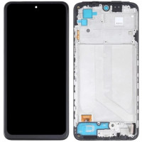 Дисплей Xiaomi Redmi Note 10/Redmi Note 10S/Poco M5s черный, OLED, с рамкой