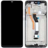 Дисплей Xiaomi Redmi Note 8 Pro Dual Sim черный, оригинал PRC с рамкой