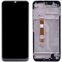 Дисплей Realme C11/Narzo 30A черный, с рамкой, оригинал PRC