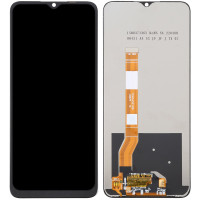Дисплей (екран) Realme C35 чорний, оригінал PRC