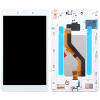 Дисплей Samsung T295 Galaxy Tab A 8.0 2019, версия LTE белый, оригинал PRC с рамкой