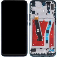 Дисплей (екран) Huawei P Smart Z /Y9 Prime 2019 чорний, оригінал PRC, з рамкою зеленого кольору, Emerald Green