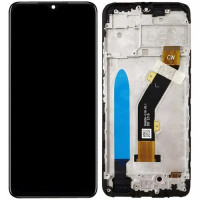 Дисплей Infinix Hot 30i черный, оригинал PRC с рамкой