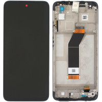 Дисплей (екран) Xiaomi Redmi 10 2022 чорний, з рамкою