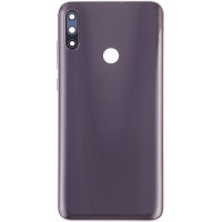 Задня кришка Asus ZenFone Max Pro M2 ZB631KL сіра, Cosmic Titanium + скло камери