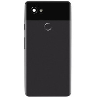 Задня кришка Google Pixel 2 XL чорна, Just Black, оригінал PRC + скло камери