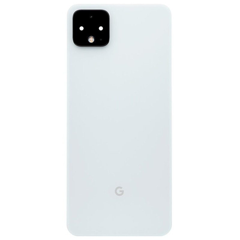 Задняя крышка Google Pixel 4 белая, Clearly White, оригинал PRC + стекло камеры