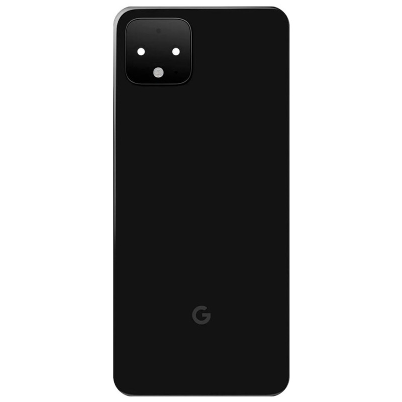 Задняя крышка Google Pixel 4 черная, Just Black, оригинал PRC + стекло камеры