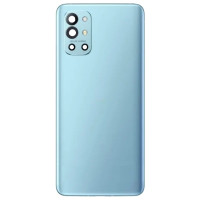 Задняя крышка OnePlus 9R синяя, Lake Blue, оригинал PRC + стекло камеры