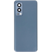 Задняя крышка OnePlus Nord 2 5G серая, Gray Sierra, оригинал PRC + стекло камеры