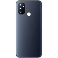 Задняя крышка OnePlus Nord N100 серая, Midnight Frost, оригинал PRC + стекло камеры