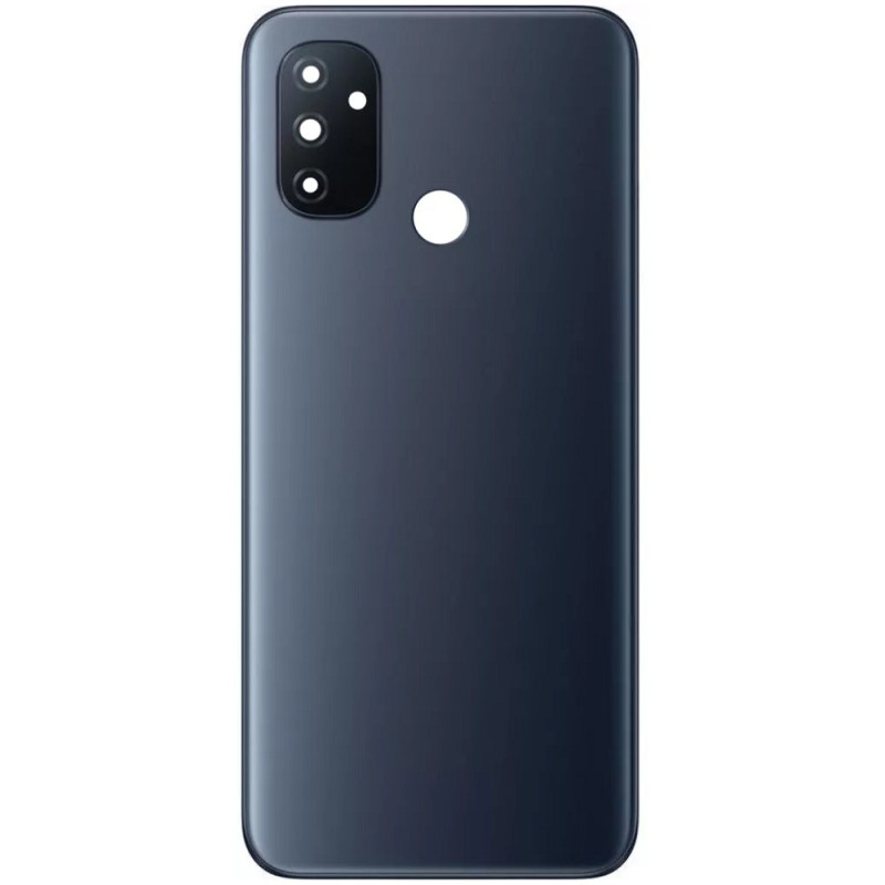 Задняя крышка OnePlus Nord N100 серая, Midnight Frost, оригинал PRC + стекло камеры