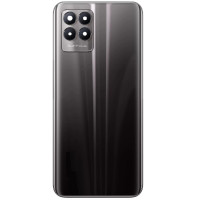 Задняя крышка Realme 8i черная, Space Black, оригинал PRC+стекло камеры