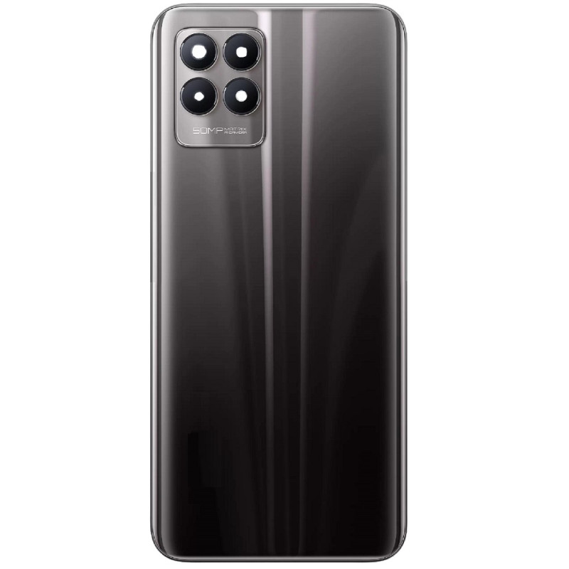 Задня кришка Realme 8i чорна, Space Black, оригінал PRC + скло камери