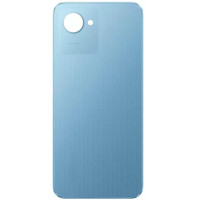 Задняя крышка Realme C30s голубая, Stripe Blue, оригинал PRC