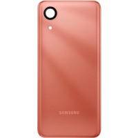 Задня кришка Samsung A032 Galaxy A03 Core, бронзова, Copper, оригінал PRC + скло камери