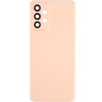 Задняя крышка Samsung A235 Galaxy A23, оранжевая, Peach+стекло камеры
