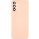 Задня кришка Samsung A235 Galaxy A23, помаранчева, Peach + скло камери