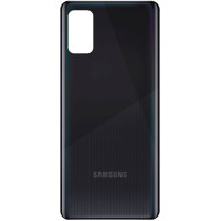 Задня кришка Samsung A415 Galaxy A41 чорна, Prism Crush Black, оригінал PRC