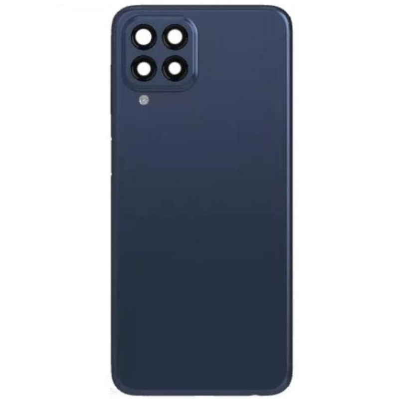 Задняя крышка Samsung M336BU Galaxy M33 синяя, оригинал PRC + стекло камеры