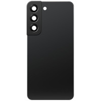 Задняя крышка Samsung S901 Galaxy S22 5G черная, Phantom Black, оригинал PRC+стекло камеры