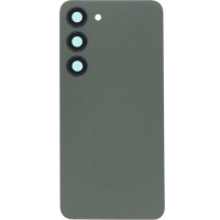 Задня кришка Samsung S911 Galaxy S23 5G зелена, Green, оригінал PRC + скло камери