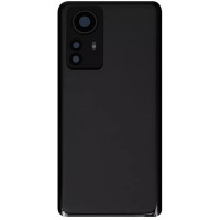 Задня кришка Xiaomi 12 Pro сіра, Gray, матова + скло камери