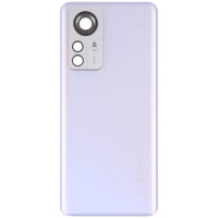 Задня кришка Xiaomi 12 Pro фіолетова, Purple + скло камери