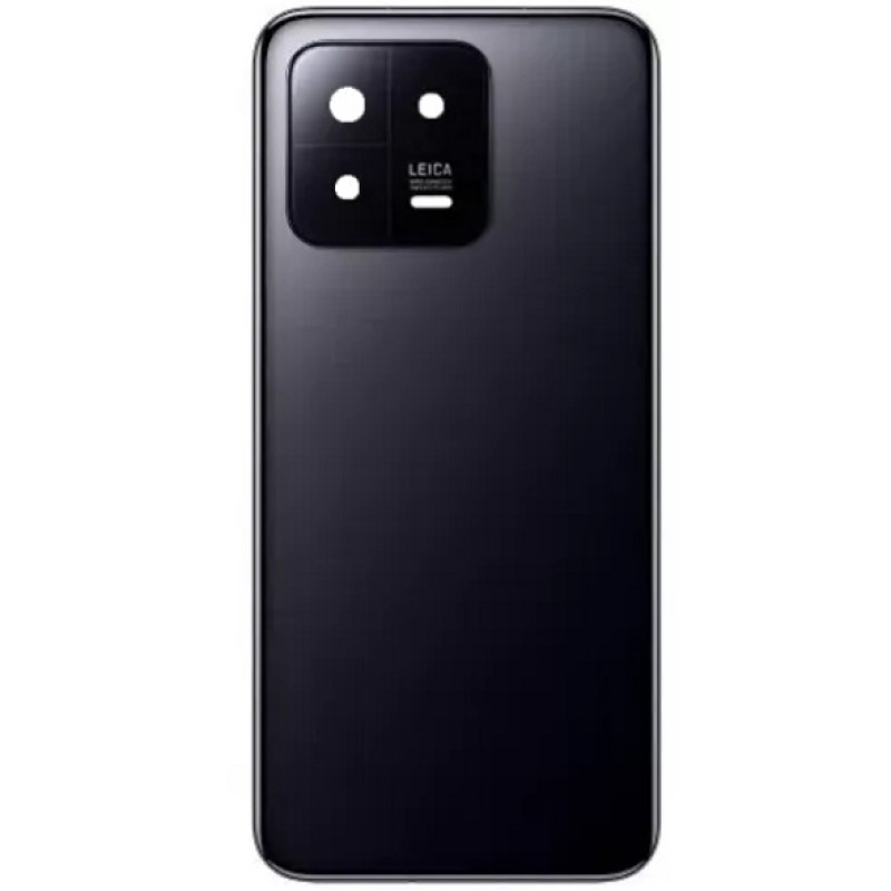Задня кришка Xiaomi 13 чорна, оригінал PRC + скло камери