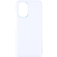 Задняя крышка Xiaomi Poco F3/Redmi K40 белая, Arctic White, Логотип 