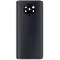 Задняя крышка Xiaomi Poco X3/X3 NFC серая, Shadow Gray, оригинал PRC + стекло камеры, 64MP